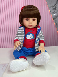 Niña Reborn vinilo completa 45cm