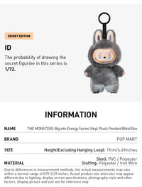 Labubu Big Into Energy V3 Pop mart blind box original