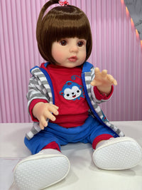 Niña Reborn vinilo completa 45cm