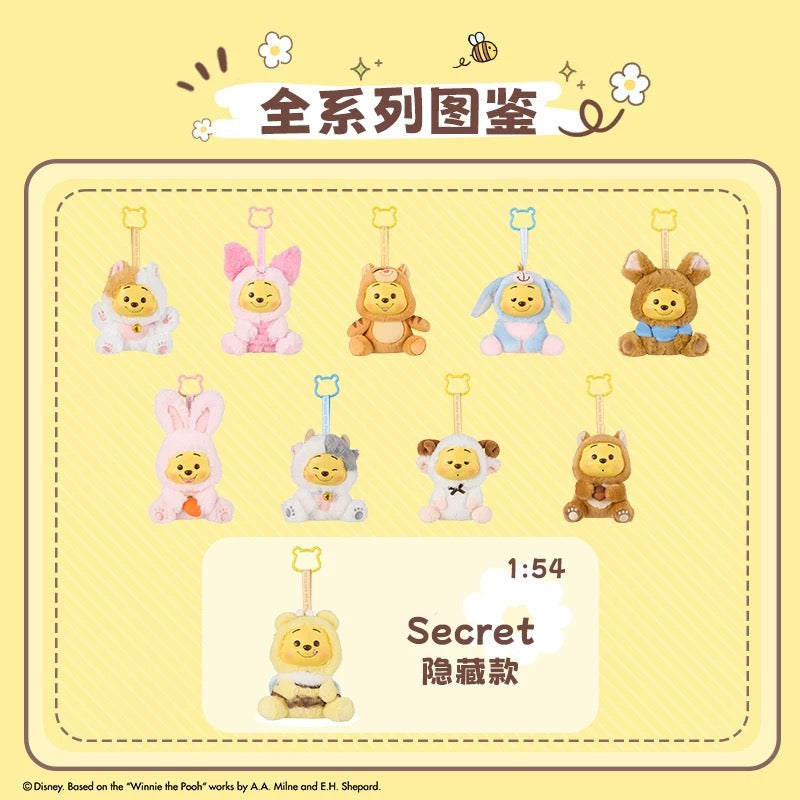 Miniso Winnie The Pooh Plush Vinyl Blind Box original