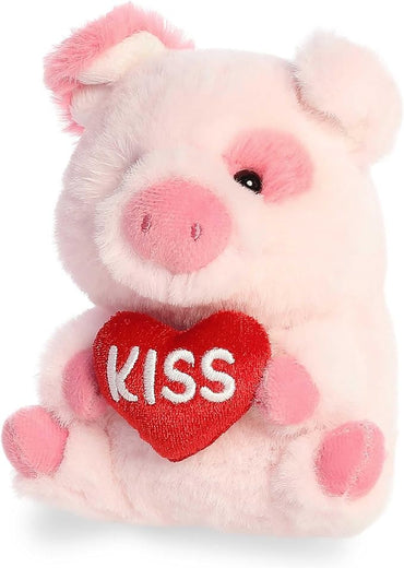 Aurora® Round Rolly Pet™ Kiss Pig™ Rosa 5"