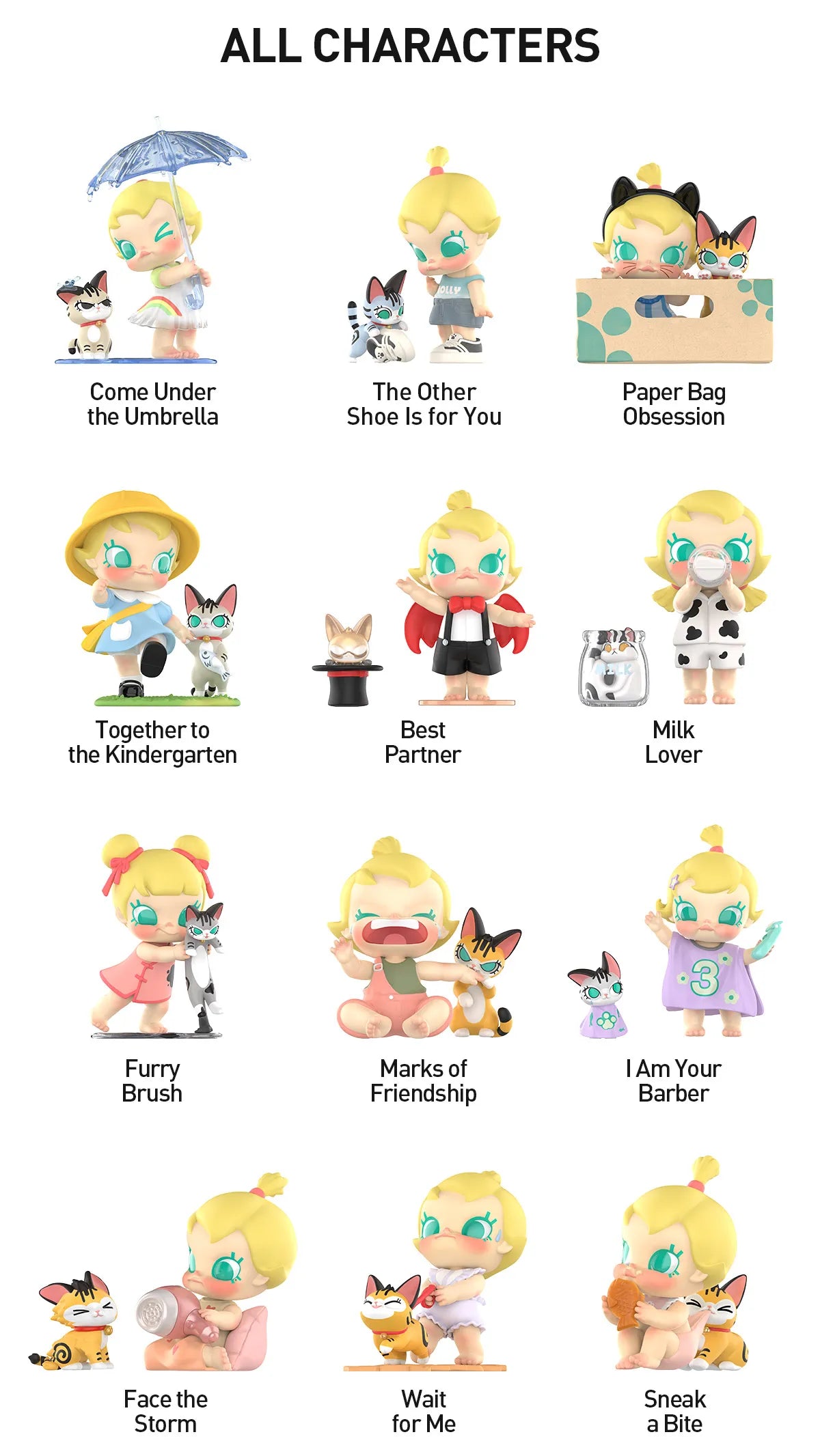 (Pre venta) Baby Molly & Baby Tabby Series Figures Original
