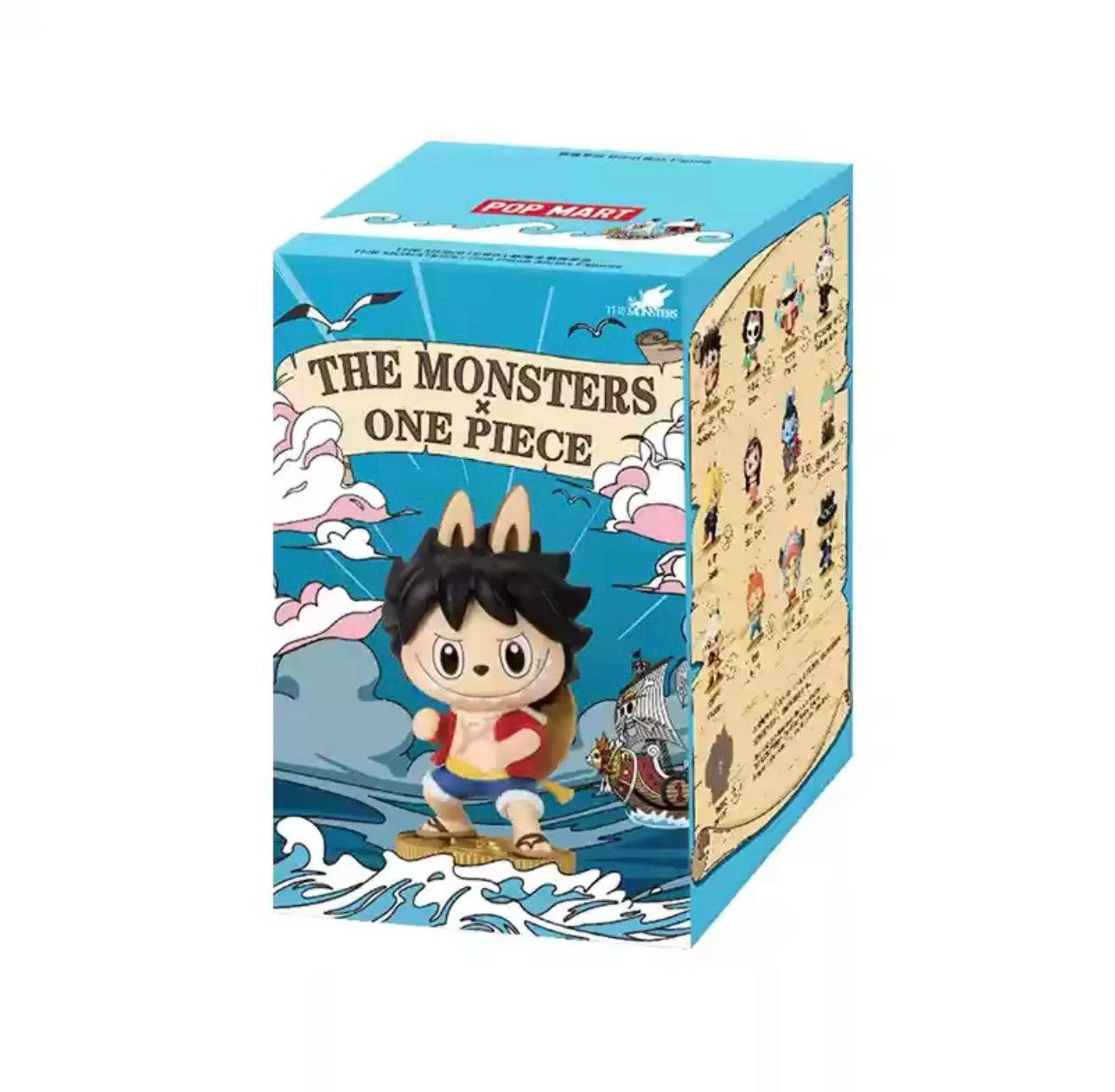 Labubu x One Piece blind box Pop mart original