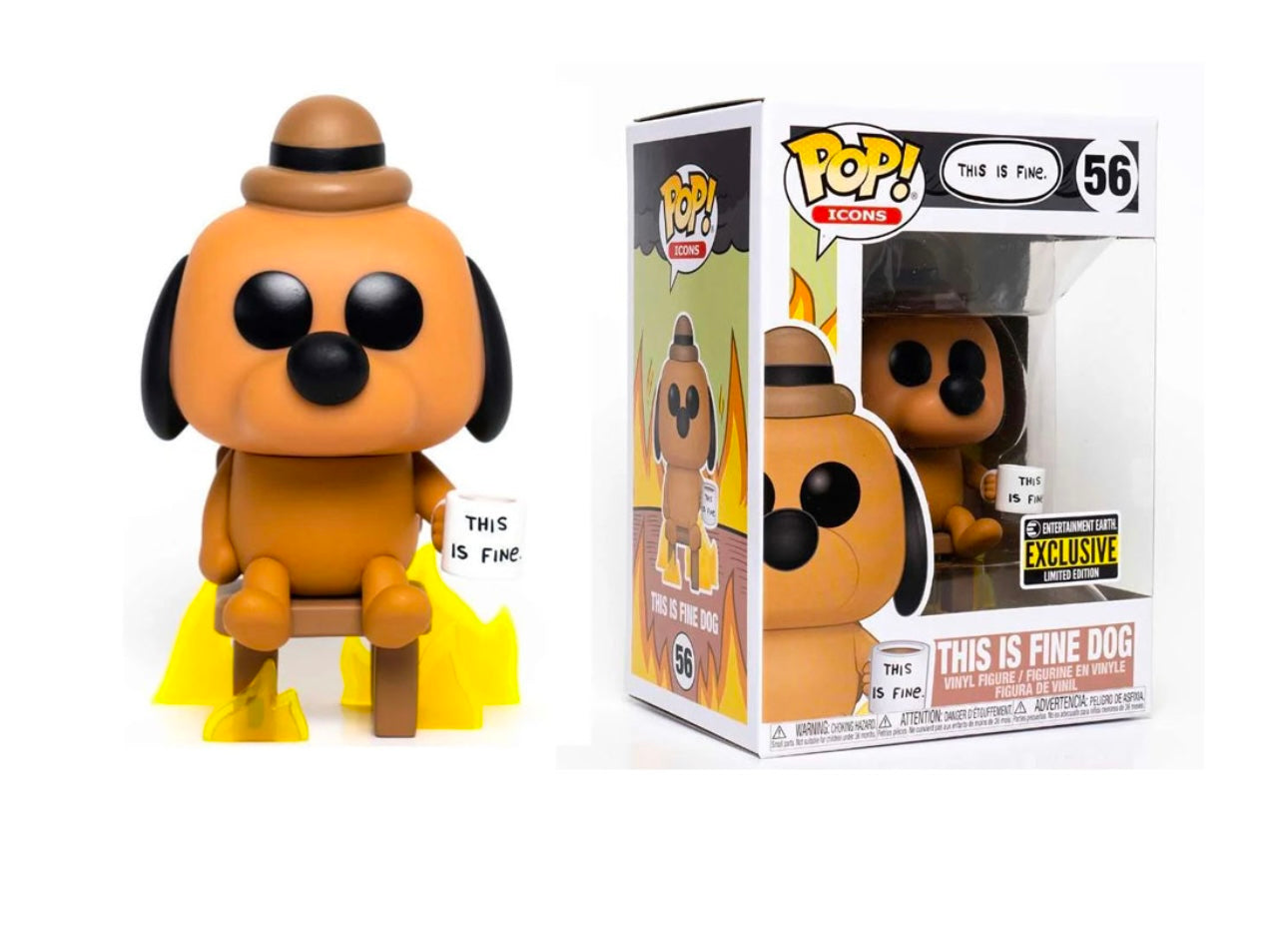 Funko pop this is fine dog Exclusivo original