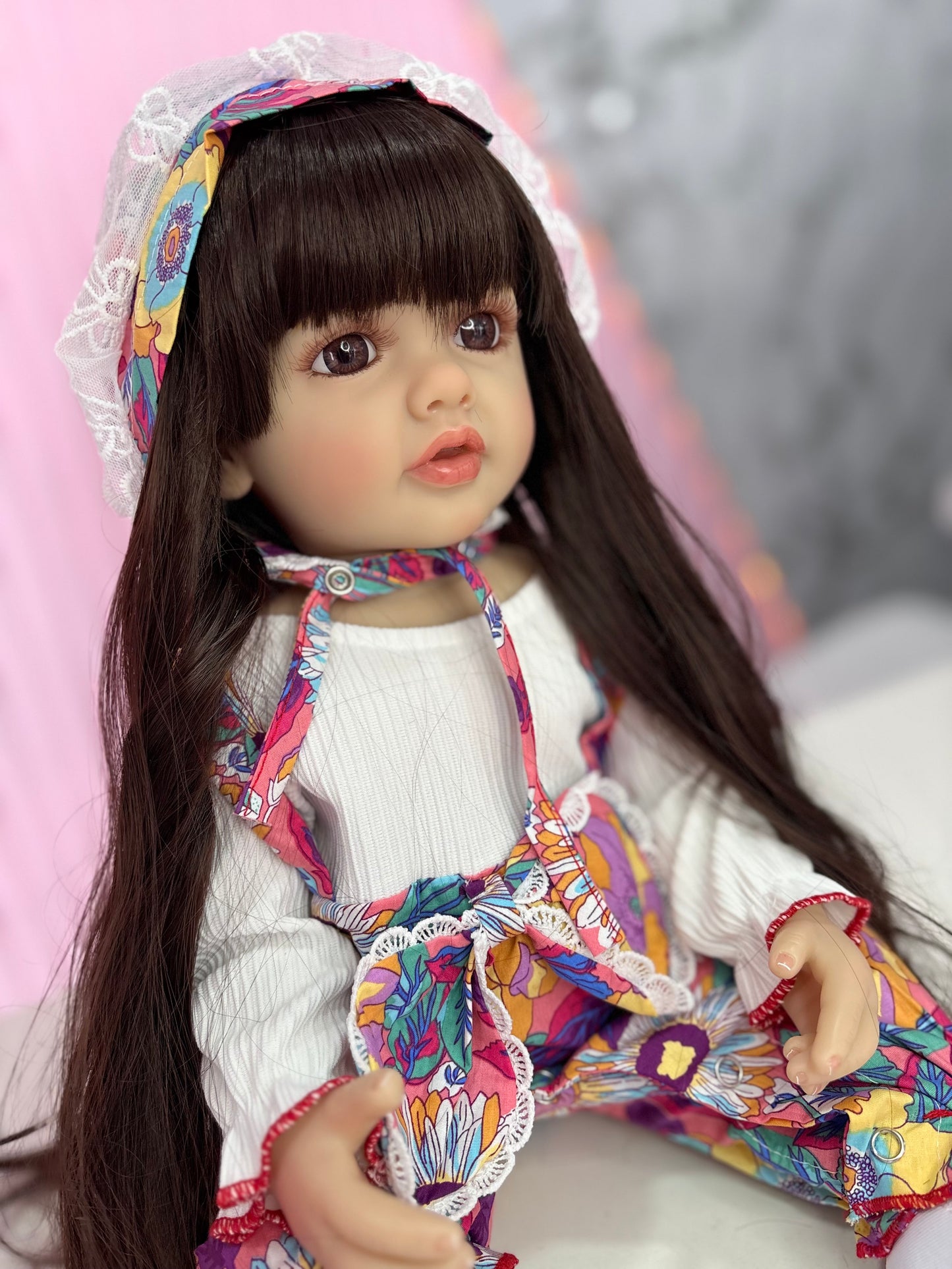 Niña Reborn vinilo 55cm