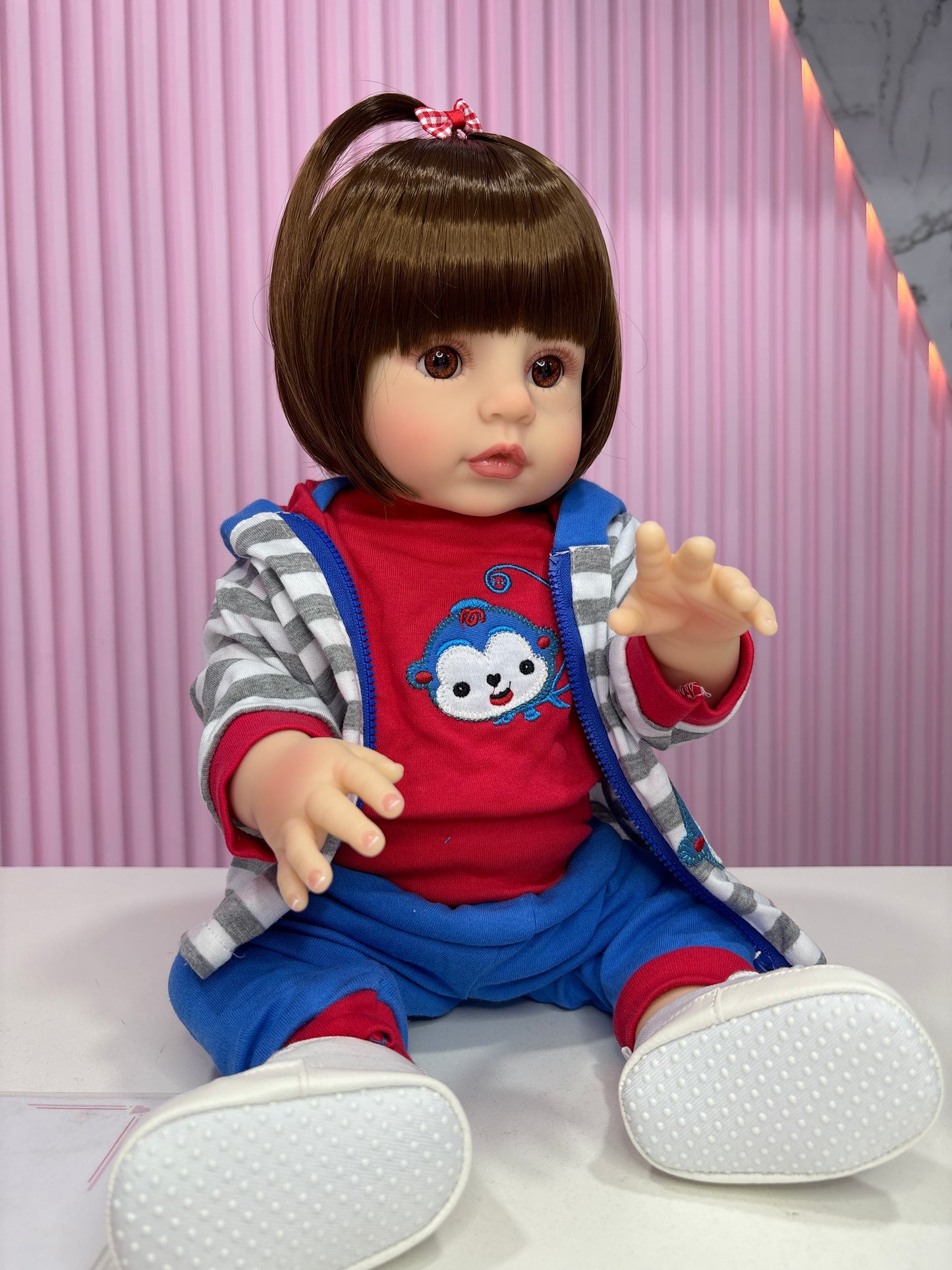 Niña Reborn vinilo completa 45cm