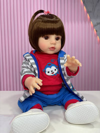 Niña Reborn vinilo completa 45cm