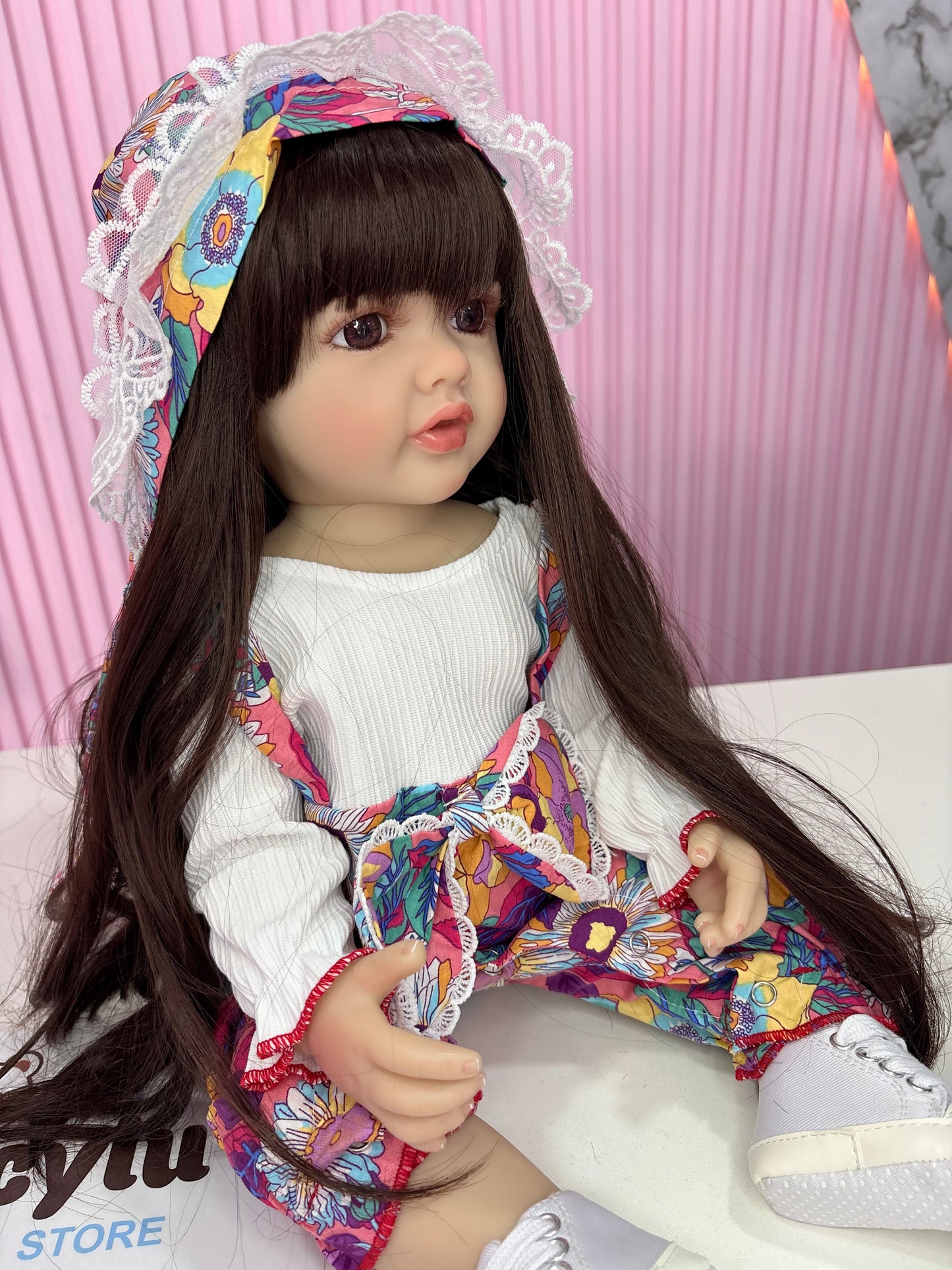 Niña Reborn vinilo 55cm