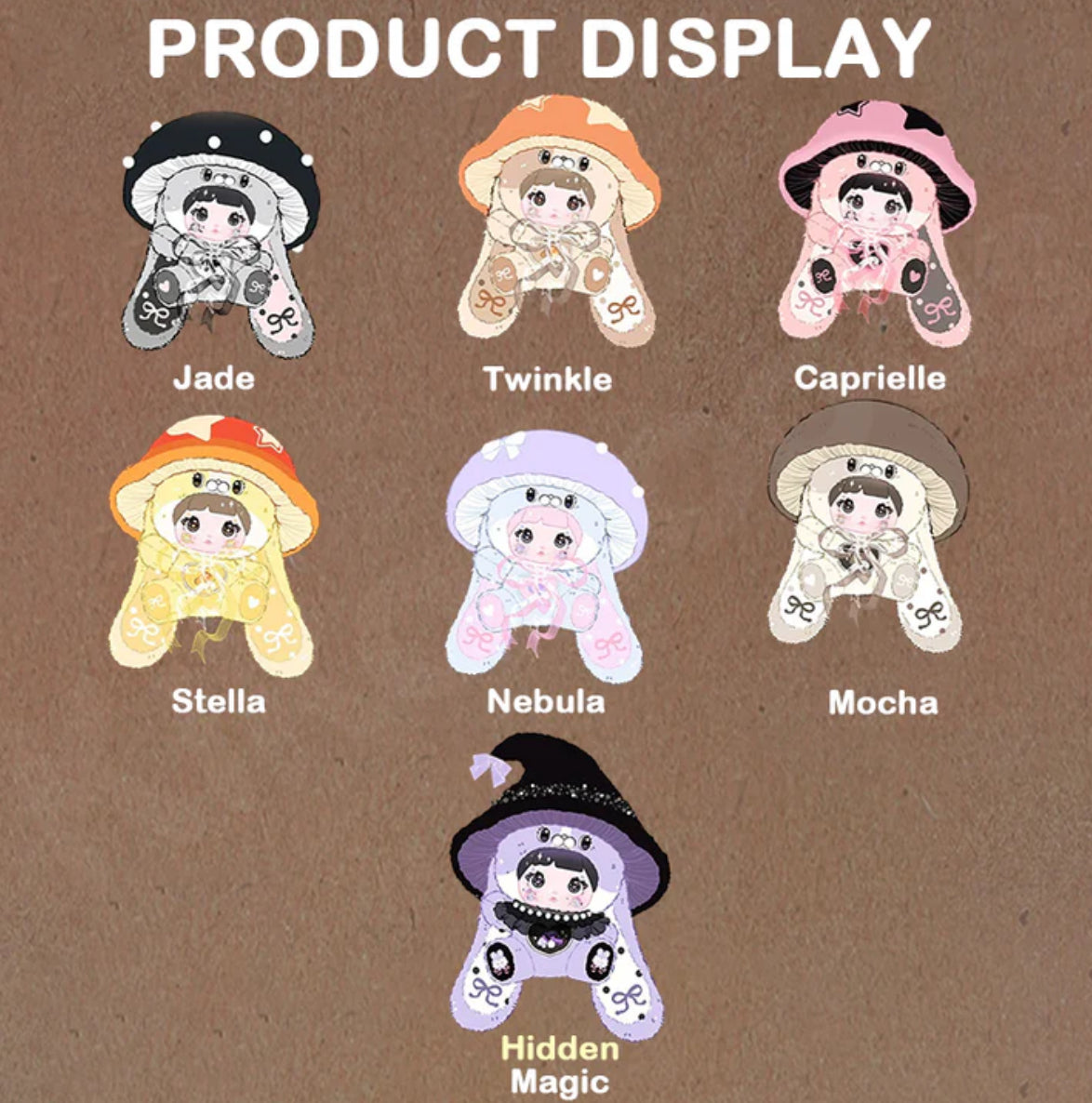 Nommi v2 mushroom hat 400% blind box original