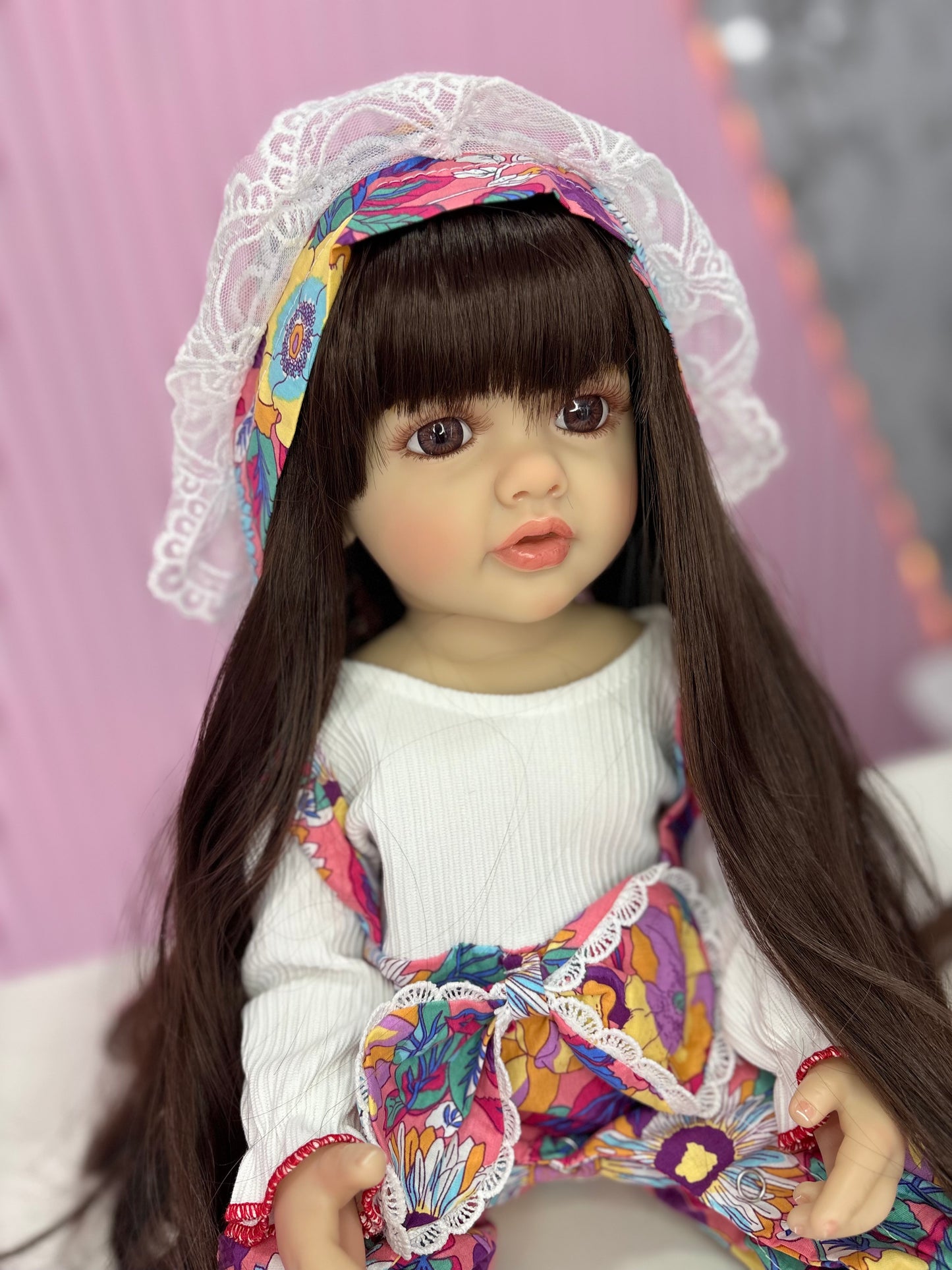 Niña Reborn vinilo 55cm