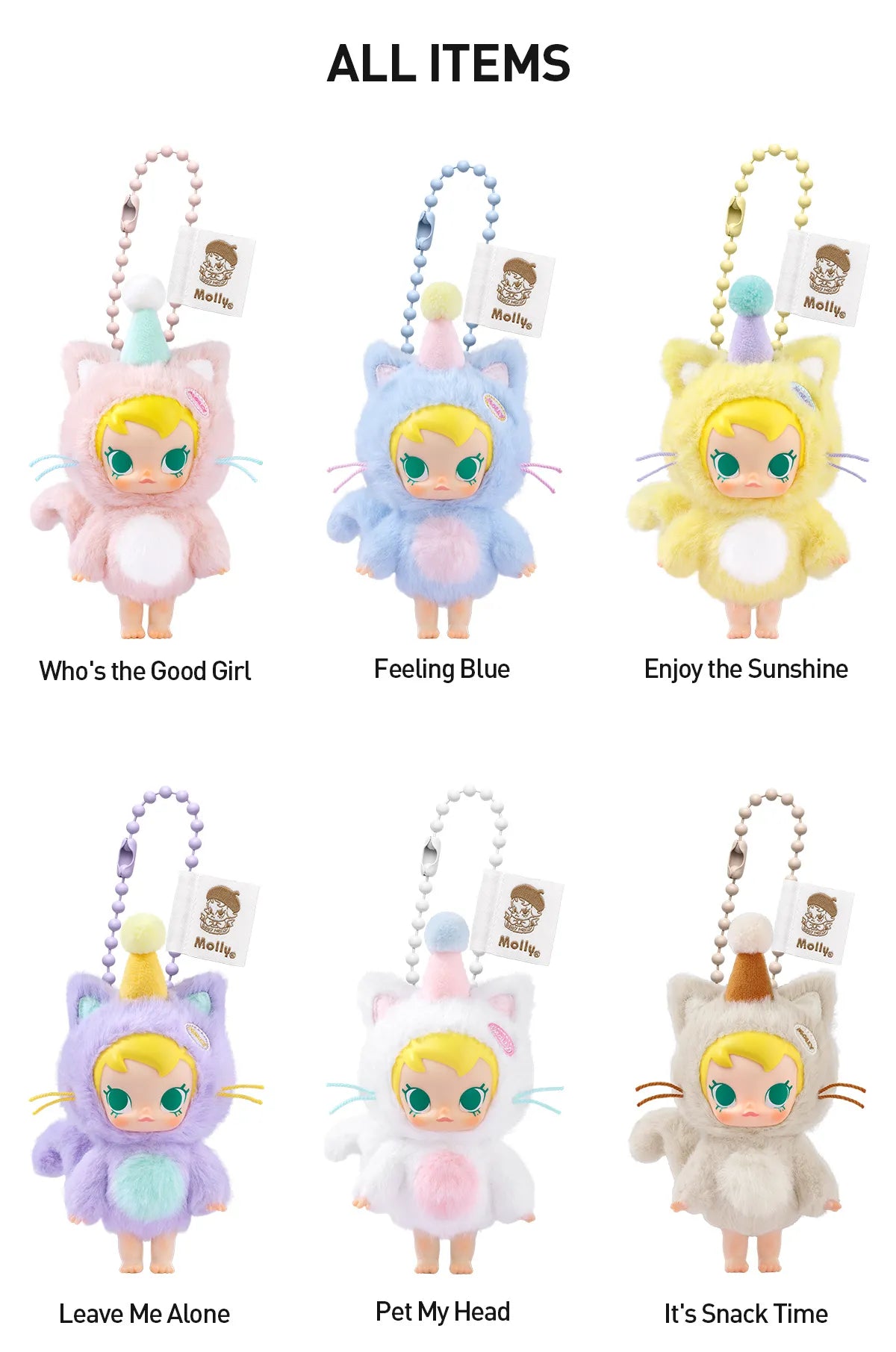 Baby Molly Pocket Friends Pop mart - Vinil Plush Blind box original