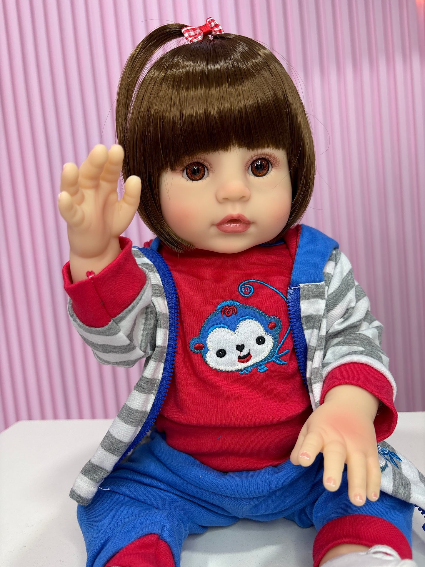 Niña Reborn vinilo completa 45cm