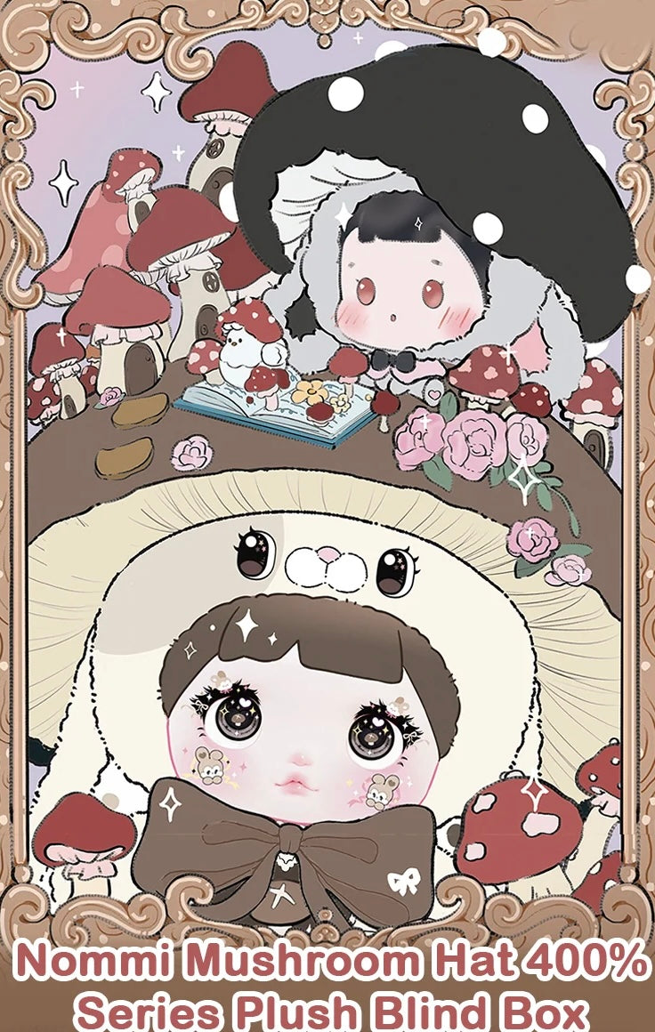 Nommi v2 mushroom hat 400% blind box original