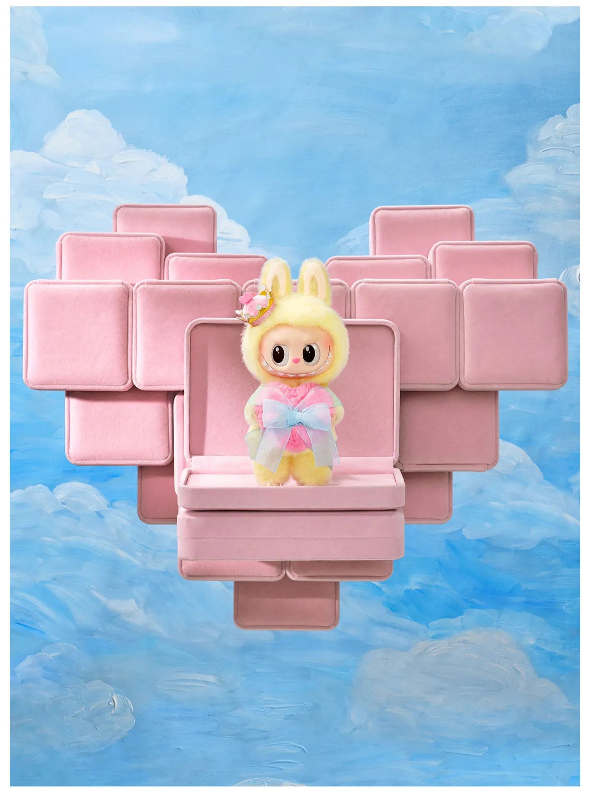 Pop mart Labubu let’s checkmate Hanging card Queen original edición exclusiva