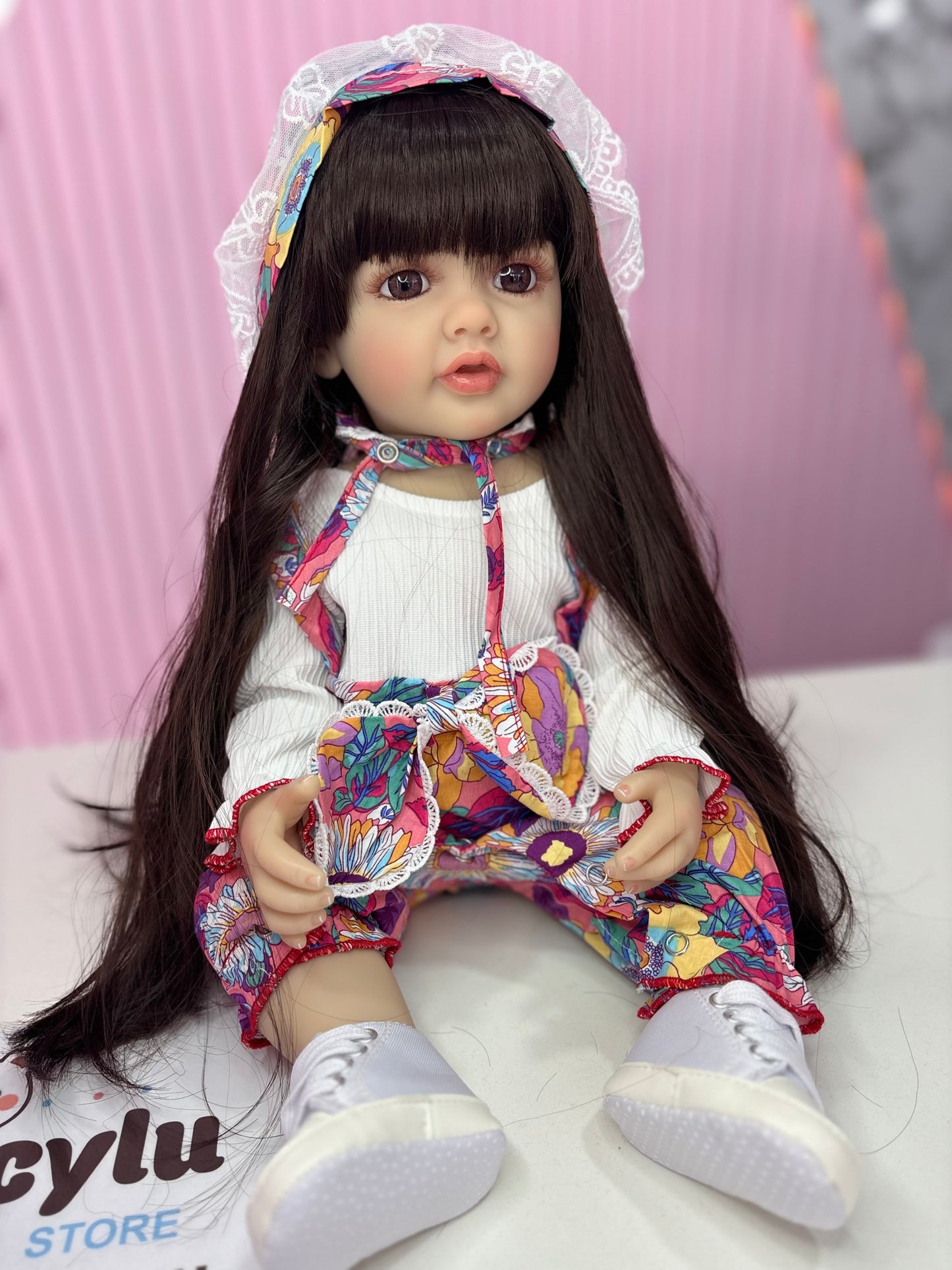 Niña Reborn vinilo 55cm