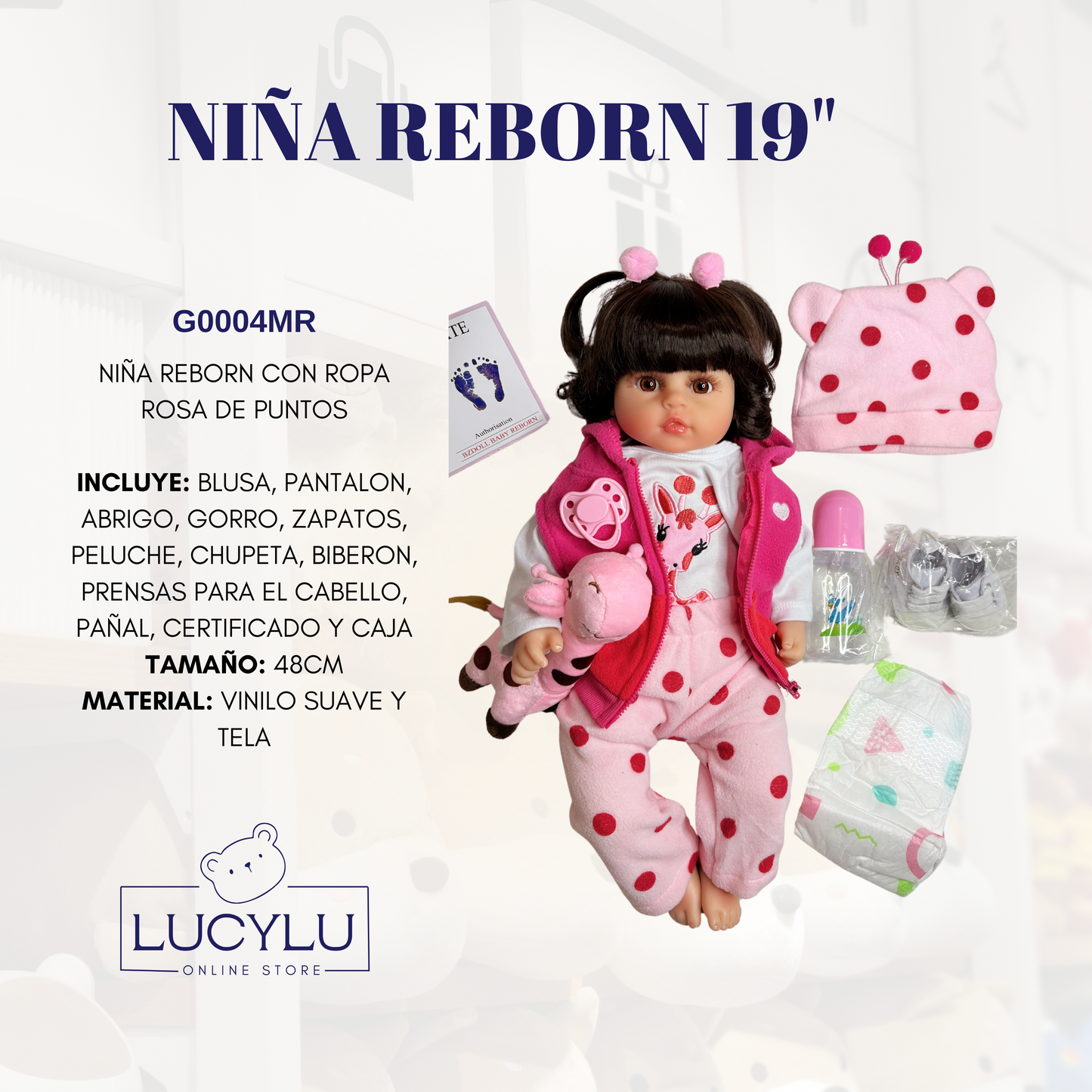 NIÑA REBORN 19"