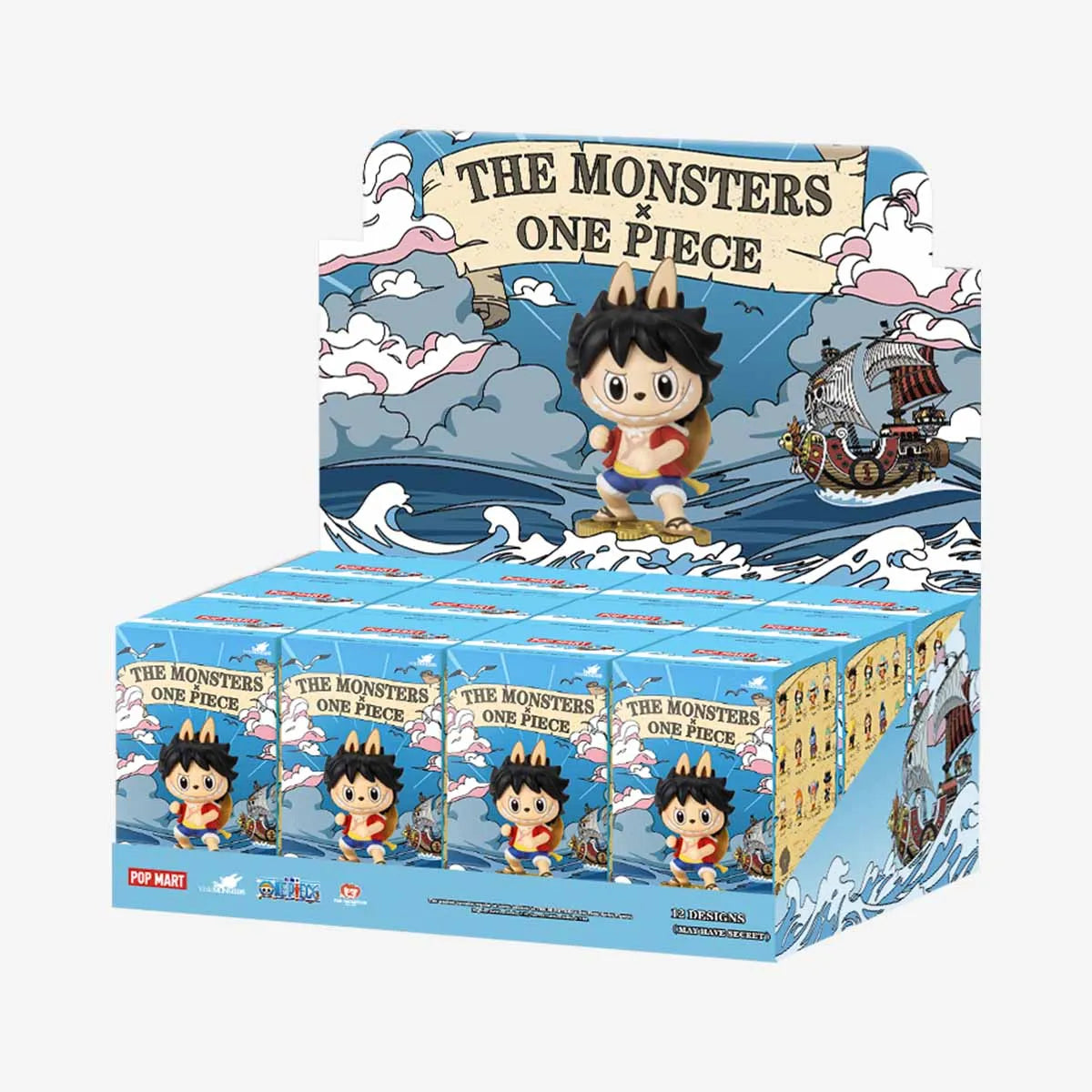 Labubu x One Piece blind box Pop mart original