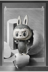 Mega labubu 400% sketch original popmart
