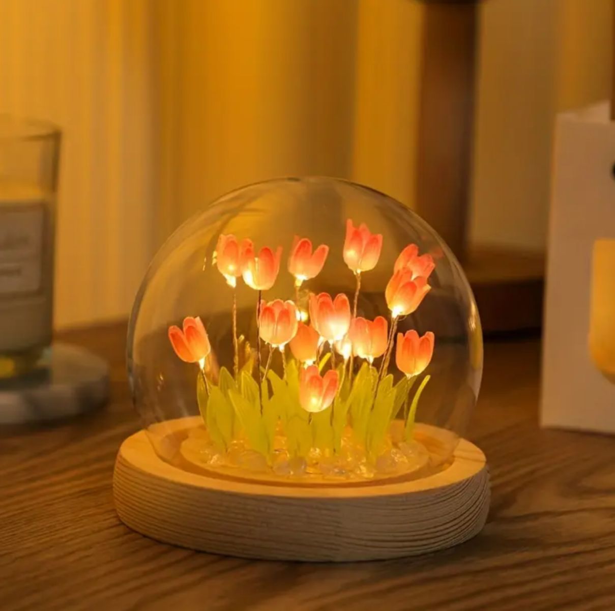 Llampara de tulipanes