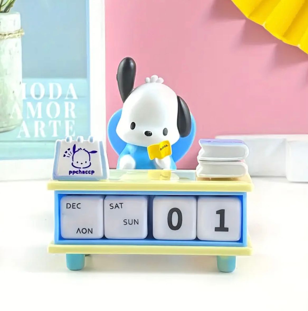 Calendario de bloque kuromi o Pochaco Sanrio