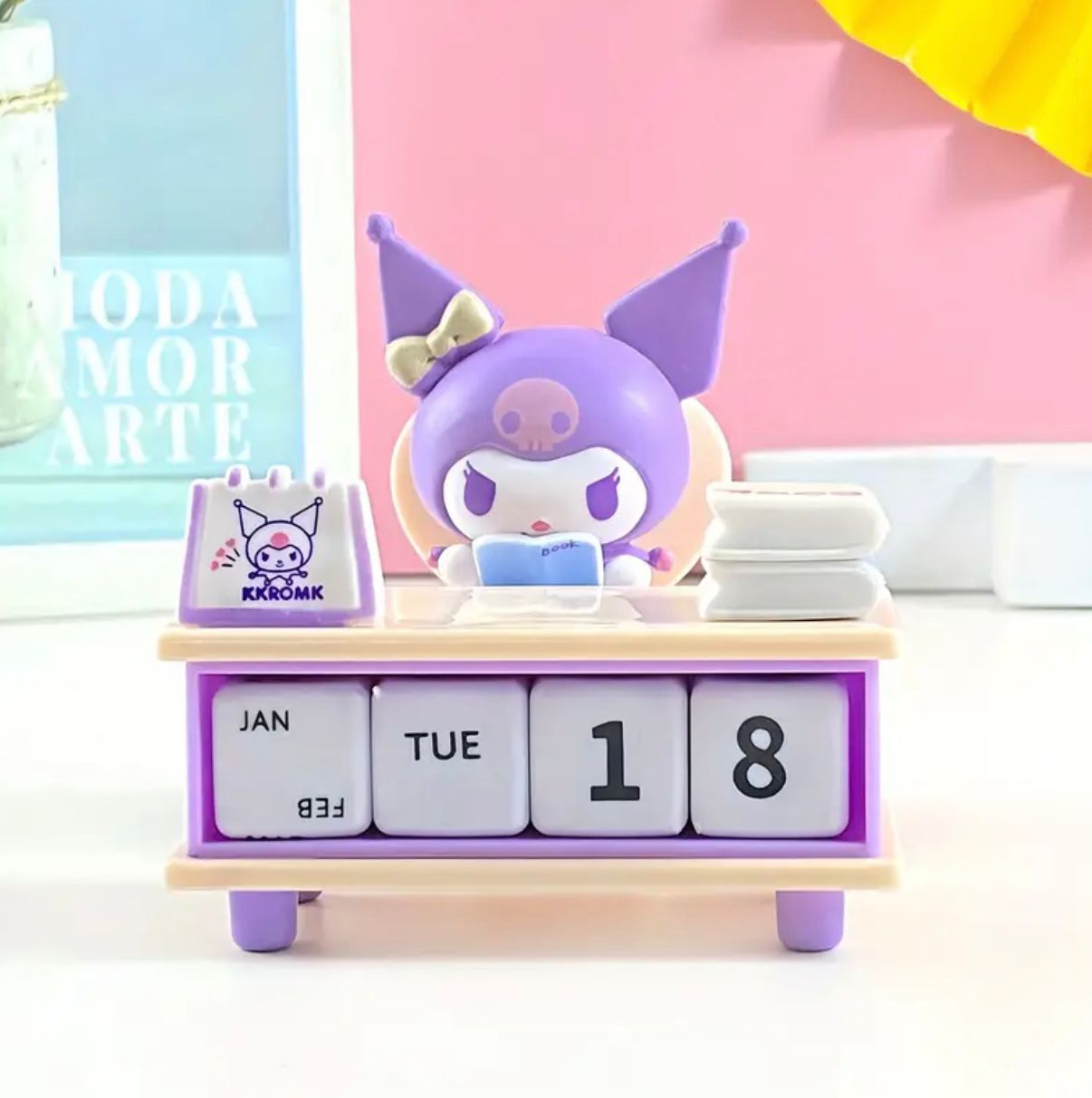 Calendario de bloque kuromi o Pochaco Sanrio
