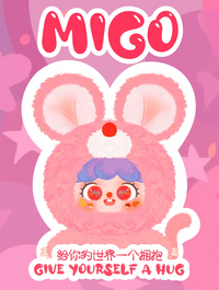 MIGO 400% Big Plush Give Yourself A Hug Lucky Bag Babythree Blind box original