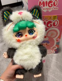 MIGO 400% Big Plush Give Yourself A Hug Lucky Bag Babythree Blind box original