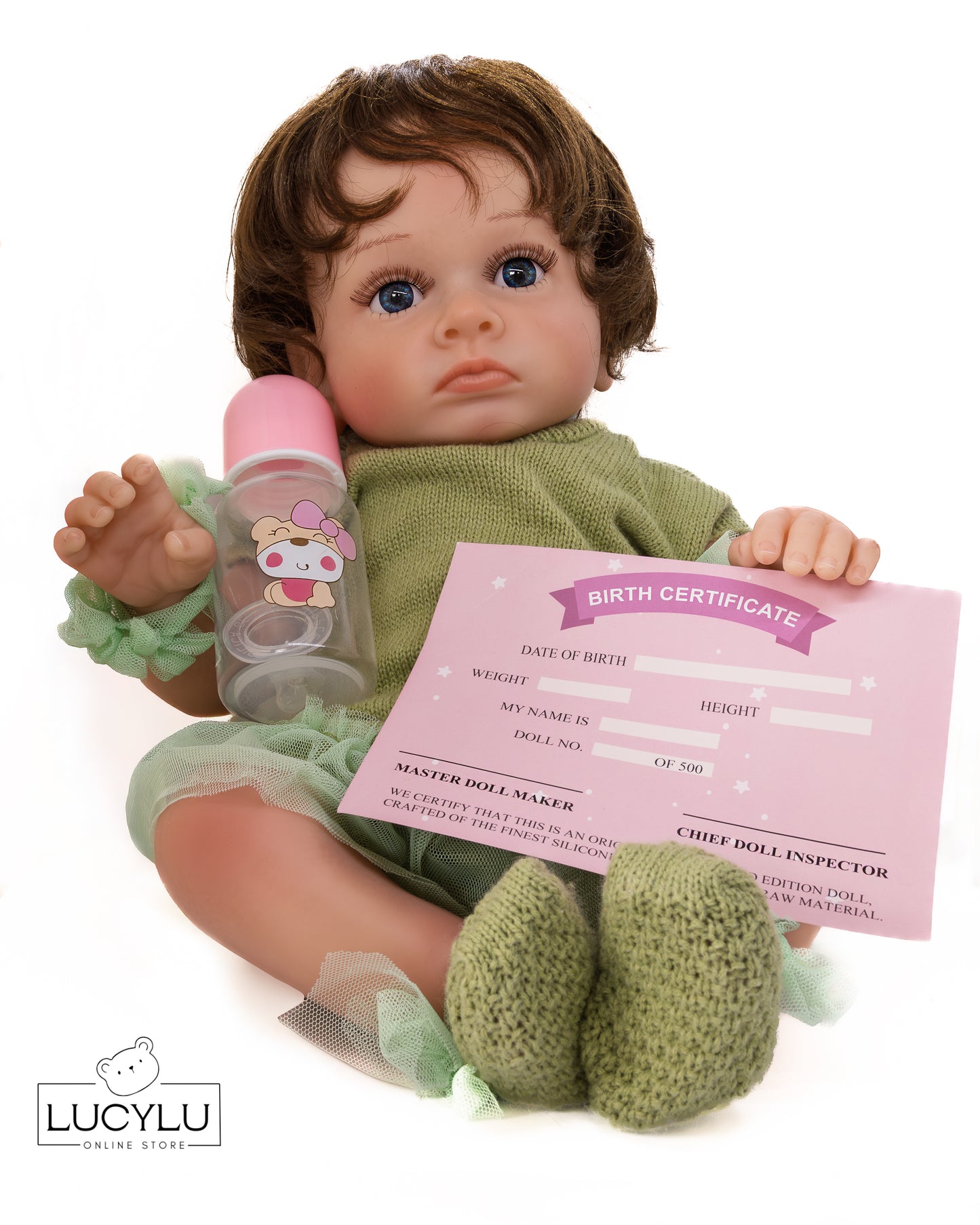 Muñeca Reborn Silicona y tela Original 22”