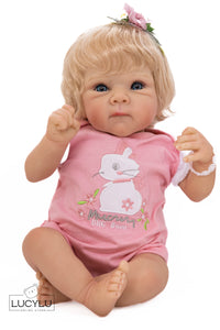 Bebe reborn rubia 18"