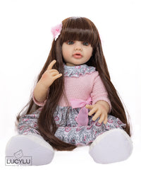 NIÑA REBORN 22" SILICONA