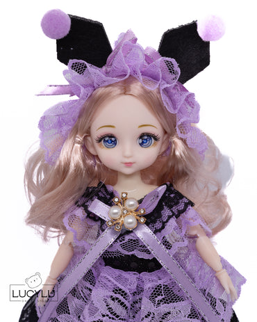 Collectible doll with lights and movement (Kuromi)