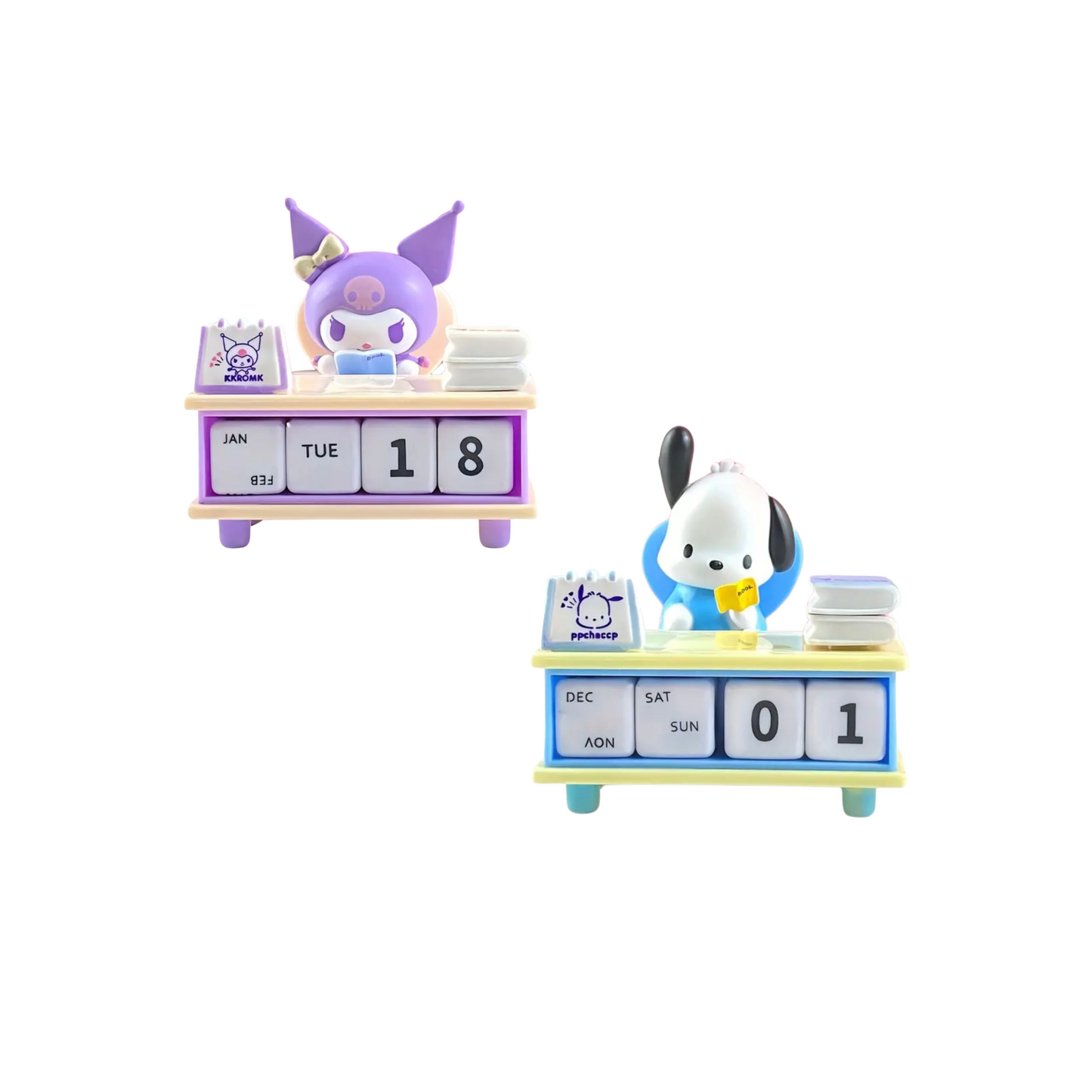 Calendario de bloque kuromi o Pochaco Sanrio