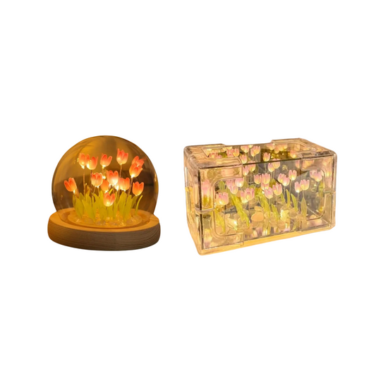 Llampara de tulipanes