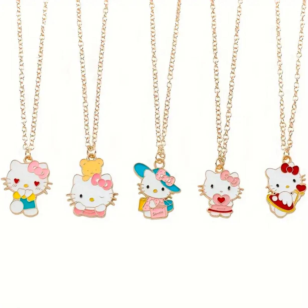 Collar Hello Kitty 5 estilos diferentes