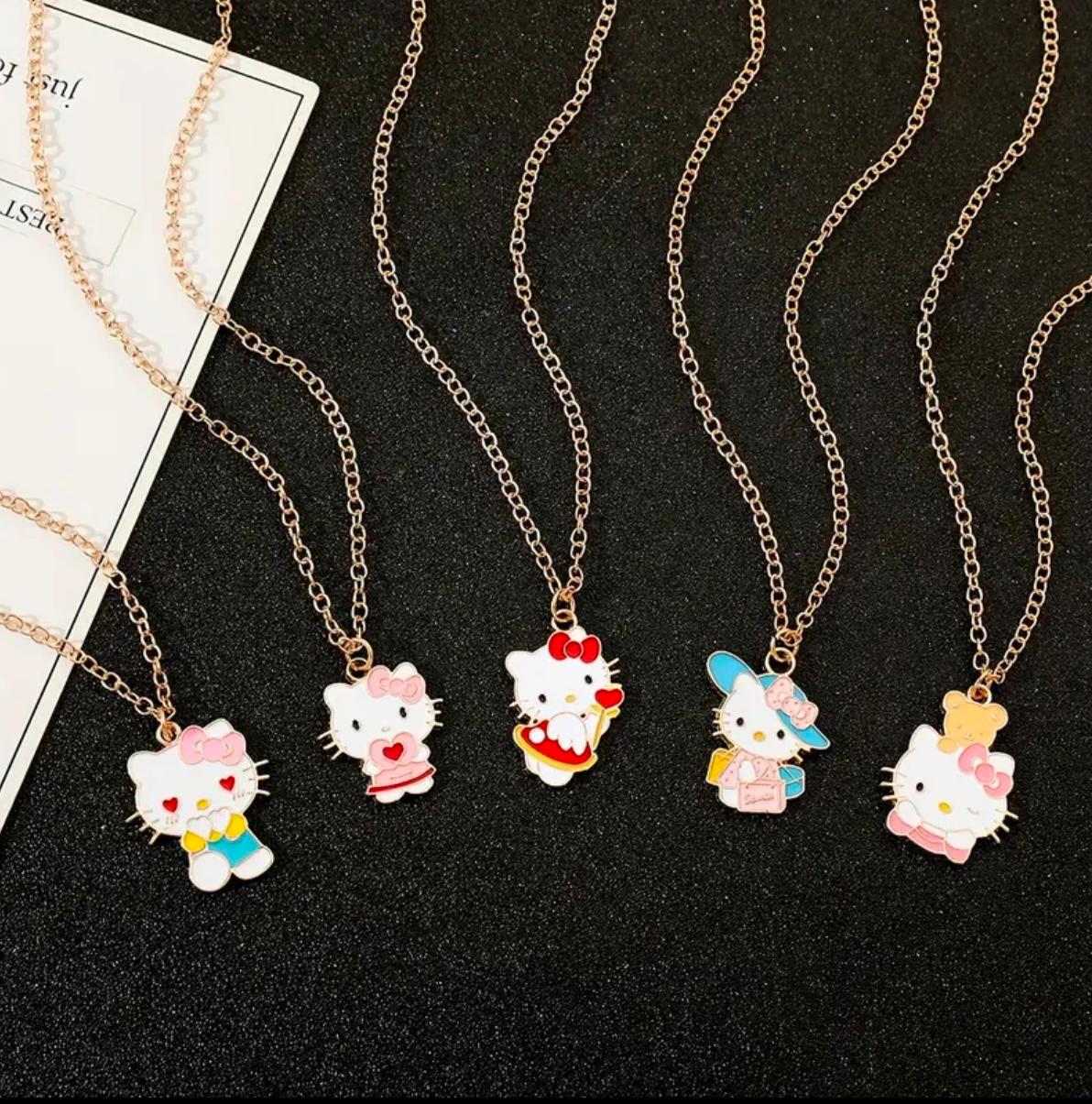 Collar Hello Kitty 5 estilos diferentes