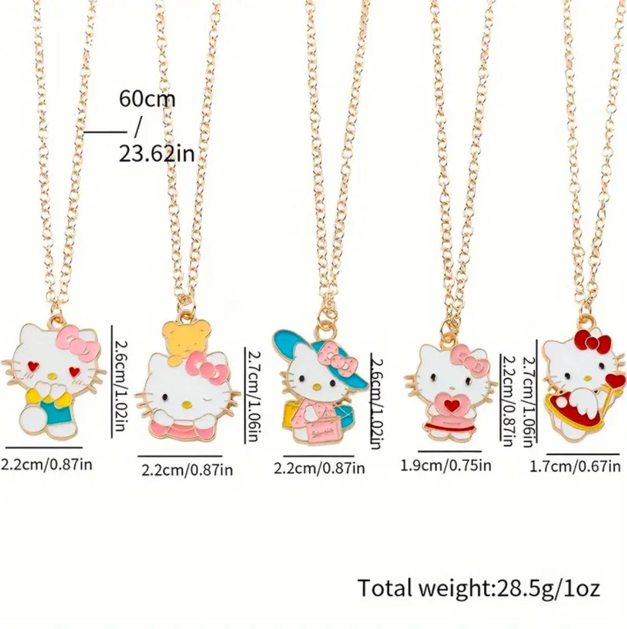 Collar Hello Kitty 5 estilos diferentes