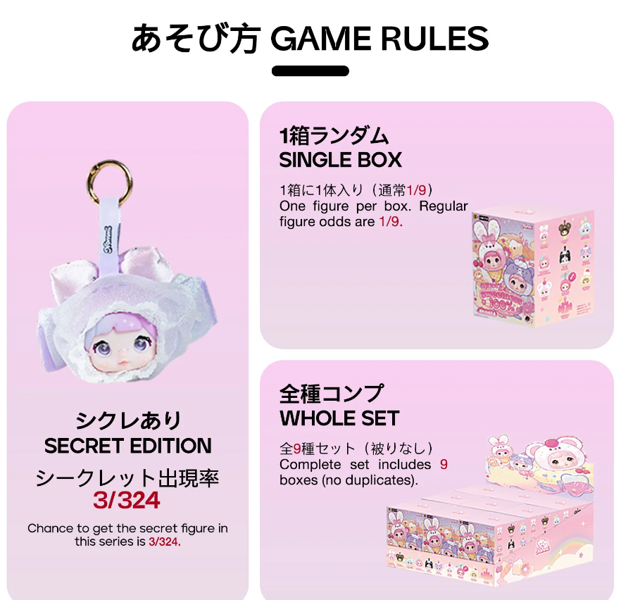 (Pre orden) Nommi Sweetness 100% series Blind box original