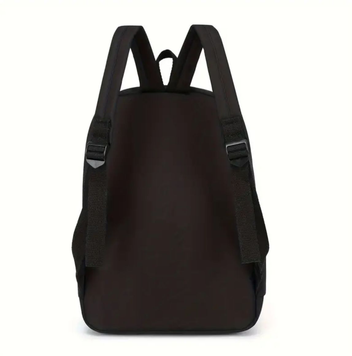 MOCHILA DE NAILON NEGRA QUEEN