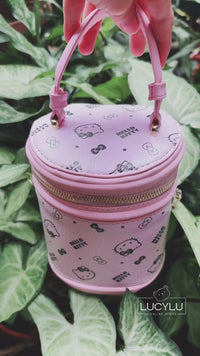 Bolso cilindro bandolera Hello Kitty