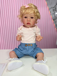 Niña rubia 55cm vinilo