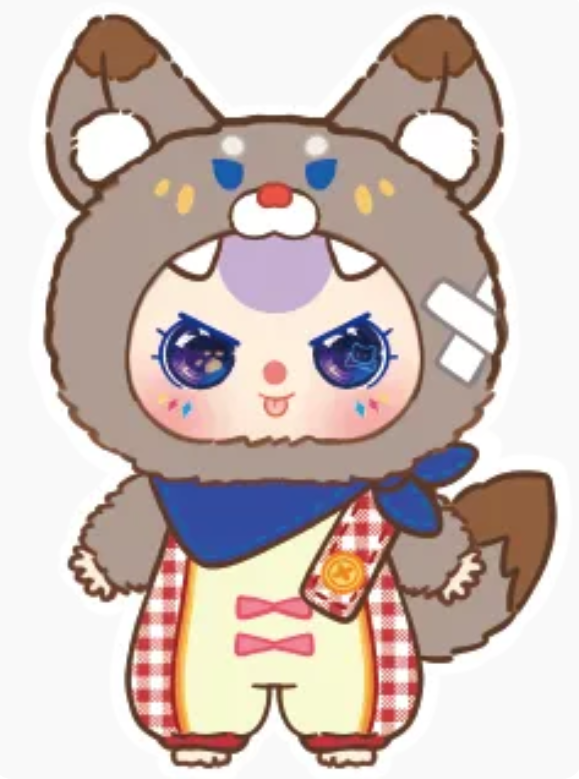 Baby three 400% V2 Big Plush Animal Series Lucky Bag original