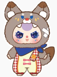 Baby three 400% V2 Big Plush Animal Series Lucky Bag original