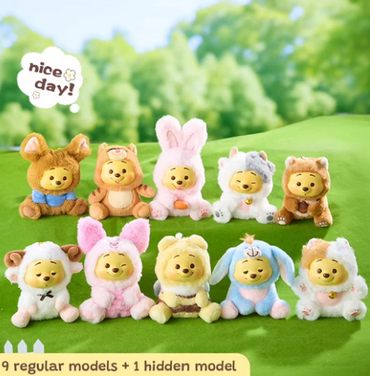 Miniso Winnie The Pooh Plush Vinyl Blind Box original